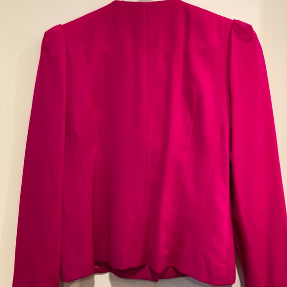Vintage Fuschia wool jacket - Picture 7 of 8